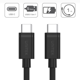 Unitek przewód USB Typ-C do USB Typ-C 1m