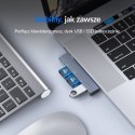 Orico Hub USB-C 5Gbps, 3*USB-A, bez kabla, alu