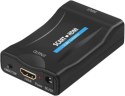 KONWERTER ADAPTER SCART DO HDMI + ŁADOWARKA USB