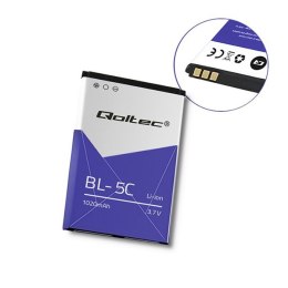 Qoltec Bateria do Nokia BL-5C | 2700 classic | 5030 | 1020mAh