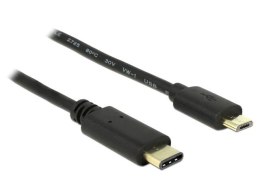 KABEL USB-C(M)->USB MICRO(M) 2.0 2M CZARNY DELOCK