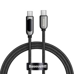 Baseus kabel Display PD USB-C - USB-C 1,0 m czarny 100W