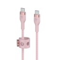 Belkin USB-C to USB-C 2.0 Braided silicone 1M Pink