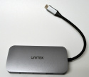 Unitek Hub N9+ USB-C HDMI PD 100W czytnik kart 9w1
