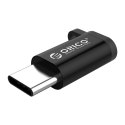 Orico Adapter microUSB na USB-C z zawieszką czarny