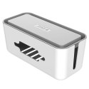 Orico Organizer box pudełko na kable białe 30 cm