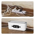 Orico Organizer box pudełko na kable białe 30 cm