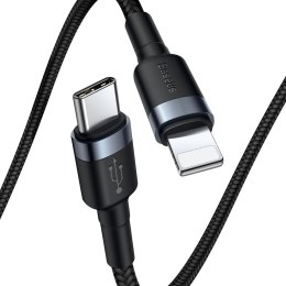 Baseus kabel Cafule PD USB-C - Lightning 1,0 m szaro-czarny 18W