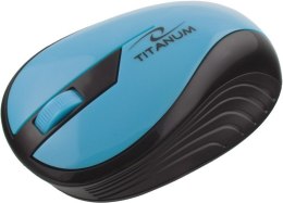 Mysz TITANUM niebieska bezprzewodowa TM114T