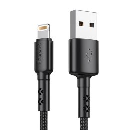 Kabel USB do Lightning Vipfan X02, 3A, 1.8m (czarny)