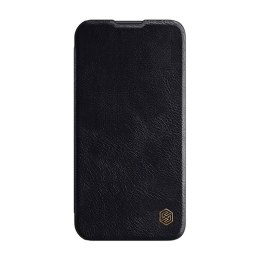 Etui skórzane Nillkin Qin Pro Leather Case do iPhone 14 Plus (czarne)
