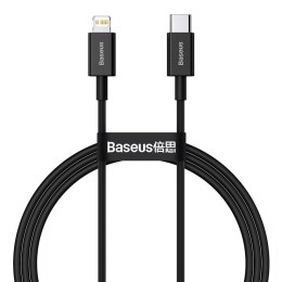 Kabel USB-C do Lightning Baseus 20W PD 1m czarny