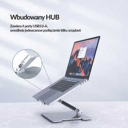 Orico Podstawka pod laptop z hubem USB 4 porty