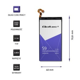 Qoltec Bateria do Samsung S9 | 3000mAh