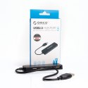Orico Hub USB-A 4 porty USB 2.0 czarny