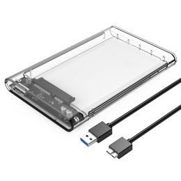 Orico Obudowa HDD SSD 2,5" USB 3.1 5 Gbps clear