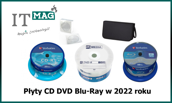 Płyty CD DVD Blu-Ray w 2022 roku